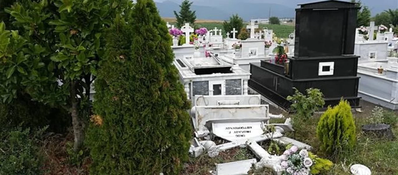 Τυμβωρύχοι έβγαλαν πτώμα από τάφο στην Καλαμάτα - Κατέστρεψαν μνήματα και προκάλεσαν ζημιές